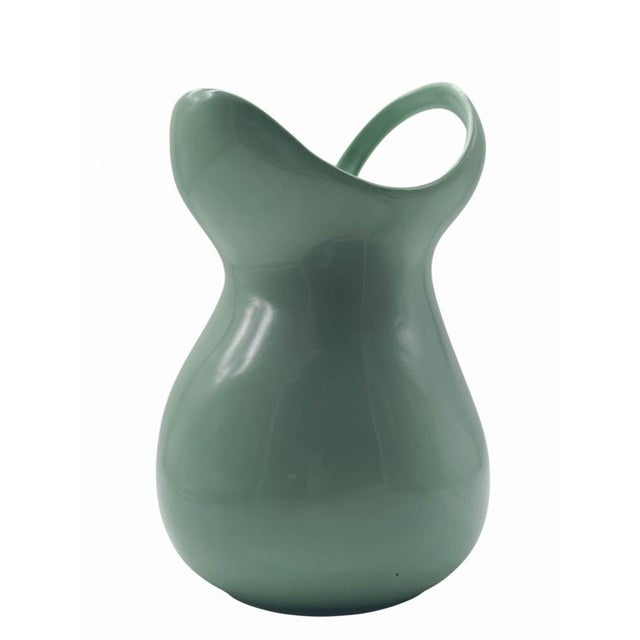 An extremely rare and iconic glazed earthenware vase/jug designed by Antonia Campi in 1953 for the Societa' Ceramica...
