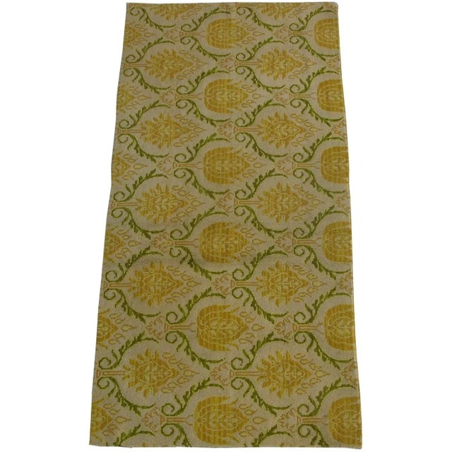 Antique Portuguese Rug 8.4x4.0 For Sale - Image 4 of 4