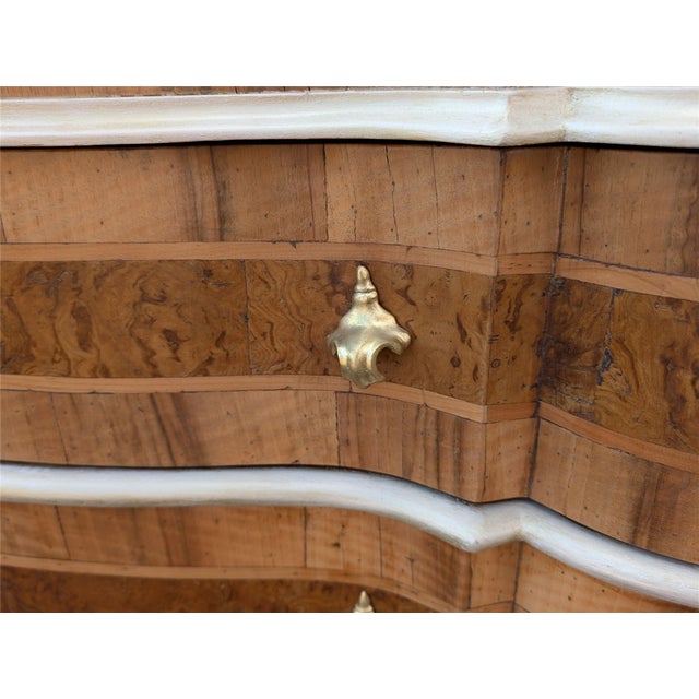 Venetian Style Walnut Desk with Drop-Leaf Door For Sale - Image 13 of 14