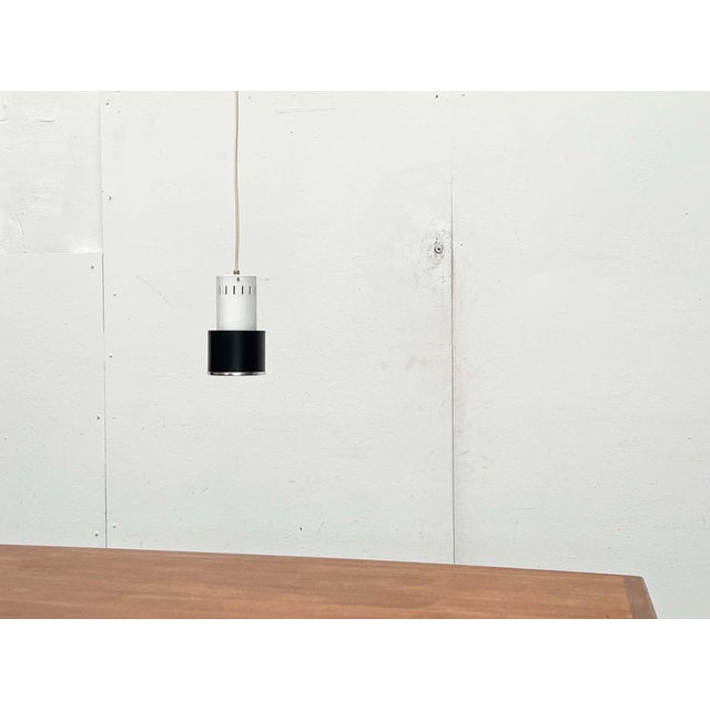 Mid-Century Dutch Minimalist Pendant Lamps attributed to Louis Kalff for Philips, 1950s, Set of 4 For Sale - Image 11 of 18