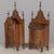 A set of two French Provencal decorative boxes including a fariniere, or flour box and a boite à sel, or salt box. Each...