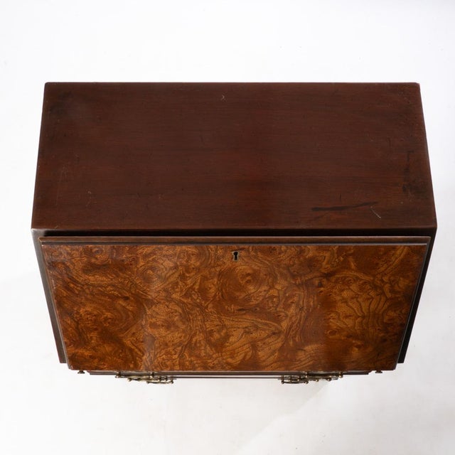 Mid 20th Century Diminutive Burl Desk For Sale - Image 18 of 18