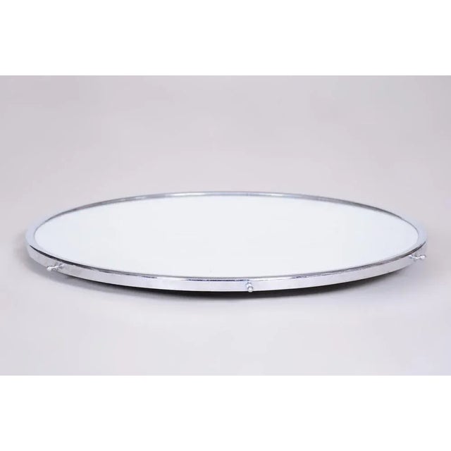 Rotating Mirror Tray, Czechia, 1930s For Sale - Image 3 of 8