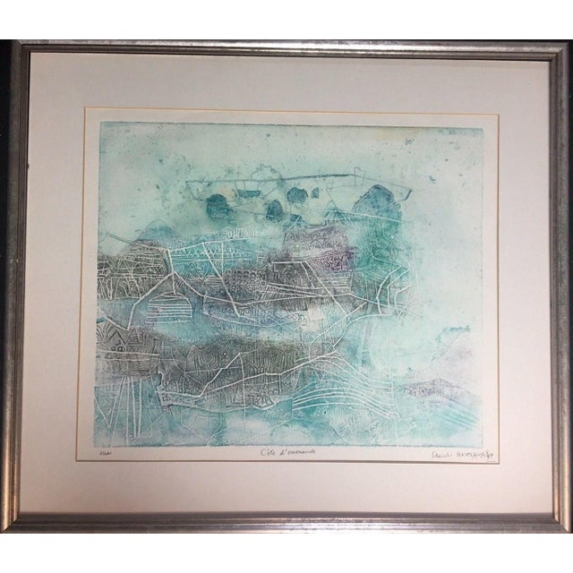 Hasegawa Shoichi, Essay Print Emerald Coast Brittany, 1970s, Etching For Sale - Image 12 of 13
