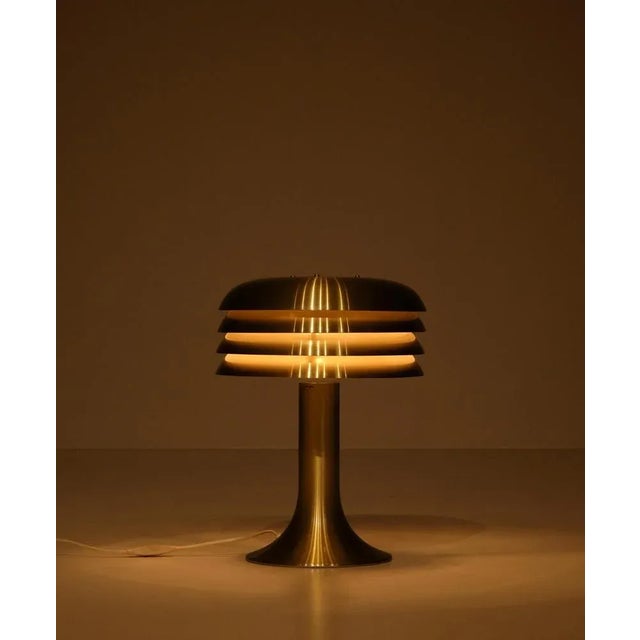 A pair of vintage hans-agne jakobsson table lamps, model bn-26 in lacquered aluminium. Produced by hans-agne jakobsson ab...