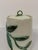 Vintage Studio Pottery Jar Lid Vine Leaf Design Handcrafted Ceramic For Sale - Image 4 of 9
