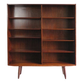 Scandinavian Wood Bookcase by Gunni Omann, 1960s For Sale