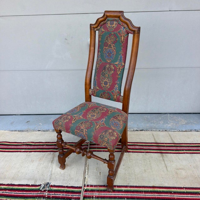 A Very Fine Antique William & Mary Side Chair With Spanish Feet, Boston, Circa 1730 For Sale - Image 17 of 18