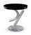 Modern Modern Greg Sheres Style Stainless Steel and Lacquer End Table For Sale - Image 3 of 4