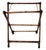 Vintage Palm Beach Chic Oversized Bamboo Folding Butler's Tray Cocktail Table With Rope Detail For Sale In Las Vegas - Image 6 of 9