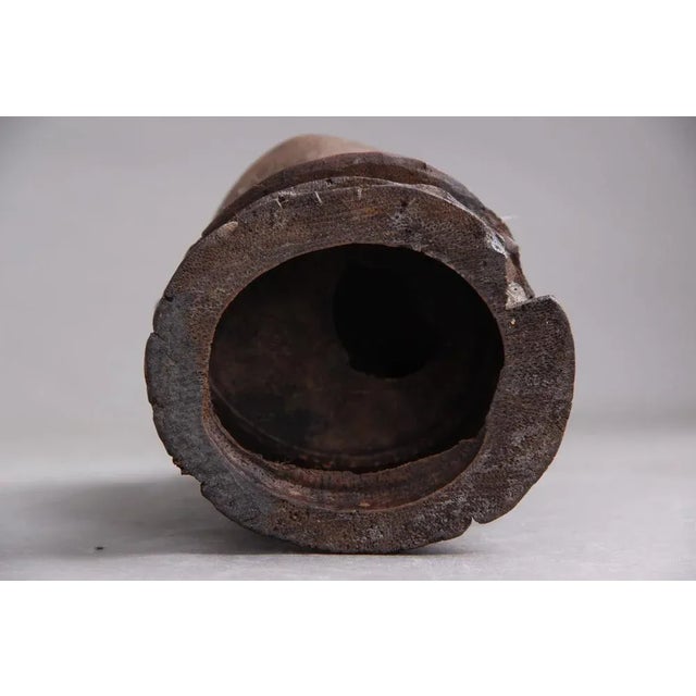 Chinese Religious Figure in Light Wood, 1960s For Sale - Image 6 of 7