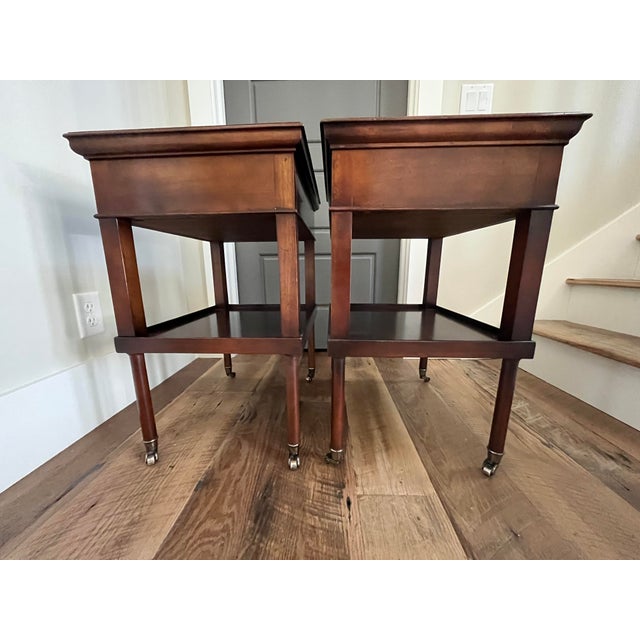 Pair of Baker Milling Road Side Tables Chairish