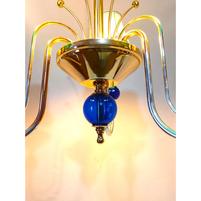 Vintage Hollywood Regency Chandelier in Murano Glass from Seguso, 1980s For Sale - Image 11 of 16
