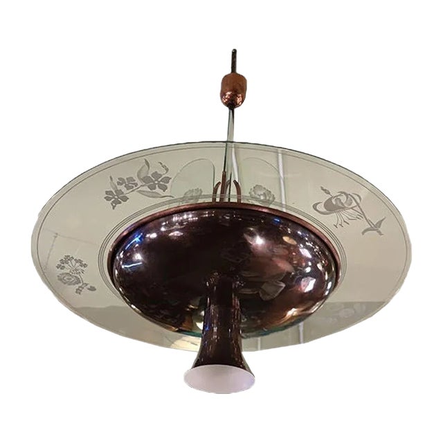 Ceiling Lamp by Pietro Chiesa for Fontana Arte For Sale