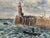 Jean Jacques René, The Pier at Fécamp, Oil on Canvas For Sale - Image 3 of 3