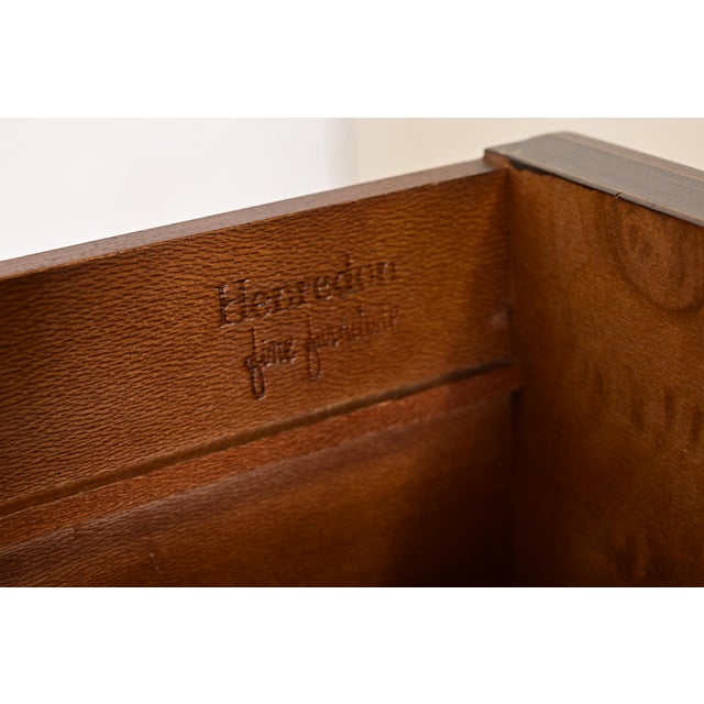 Wood Henredon French Regency Louis XVI Carved Fruitwood Long Dresser or Credenza, Circa 1960s For Sale - Image 7 of 16