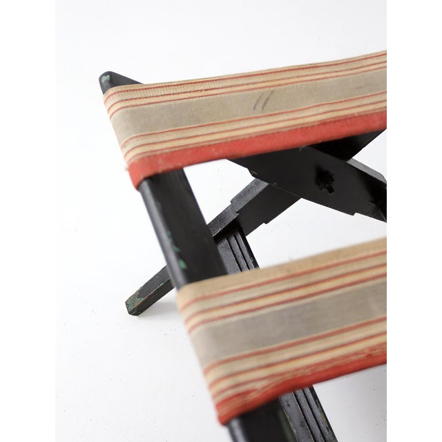 1930s Folding Hotel Luggage Rack For Sale - Image 10 of 18