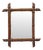 French Wooden Faux Bamboo Mirror For Sale