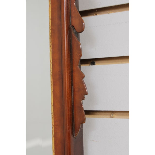Prince of Wales Chippendale Style Burl Walnut Wall Mirror For Sale In Philadelphia - Image 6 of 13