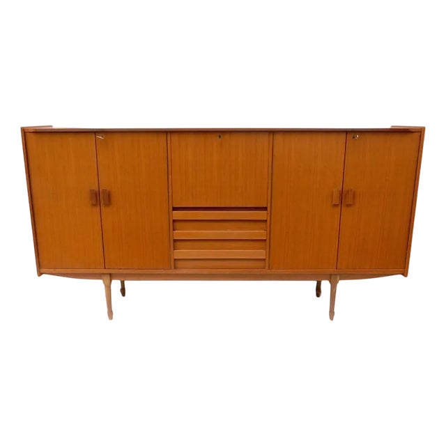 Vintage Nordic Highboard, 1960s For Sale