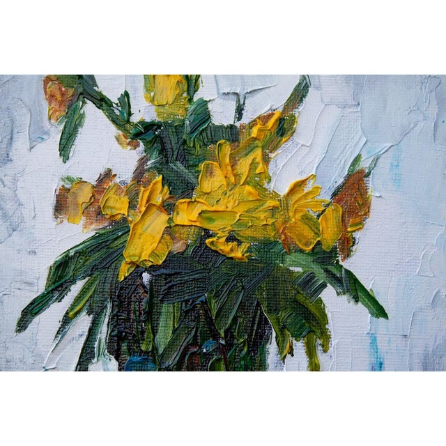 Contemporary Natalia Vypritskaia, Sunny Bouquet, Oil on Canvas For Sale - Image 3 of 5