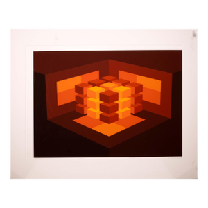 Brian Halsey Matrix Serigraph 4/75 State 1/11 Signed Unframed