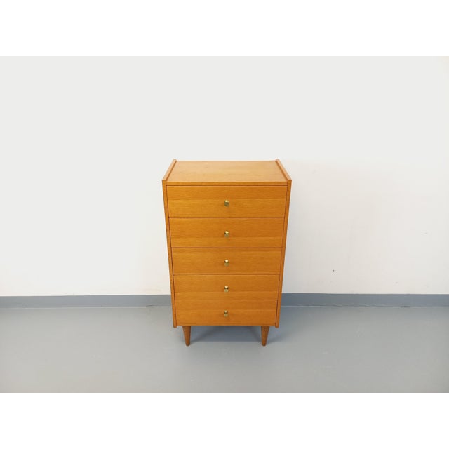 Vintage Oak Chest of Drawers, 1960s For Sale - Image 12 of 18