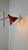 Floor Lamp for Reading with Red Marble Base and Cone with Joint, 1950s For Sale - Image 16 of 18