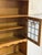 1960s Vintage Oak High Cabinet With Glass Door Hutch Display Storage Unit 1970s For Sale - Image 5 of 10