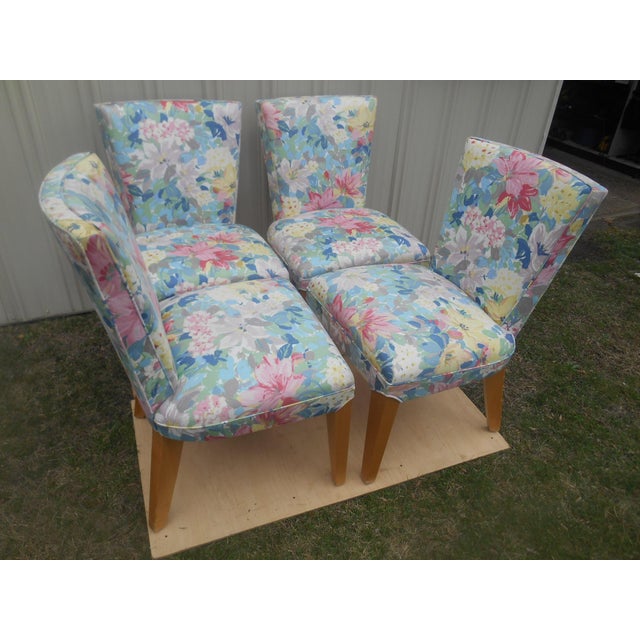 I have a Gorgeous Set of four Sunroom Dining Chairs. These chairs are in excellent condition and probably never sat on...