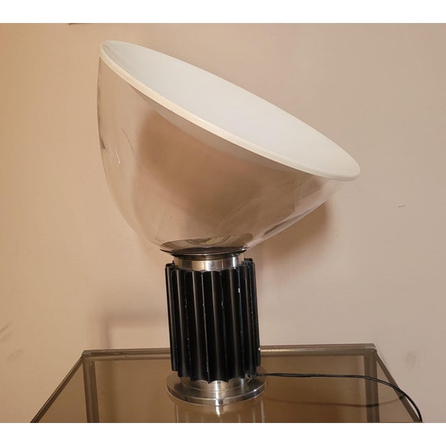 Black Table Lamp by Achille Castiglioni for Flos, 1960s For Sale - Image 8 of 11