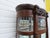 Late 19th Century Late 1800s Large Tall Tiger Oak Leaded Stain Glass Curio Cabinet Cupboard 6573 For Sale - Image 5 of 18