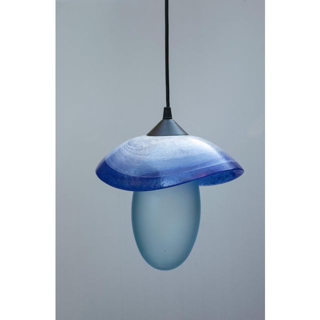 Contemporary Hanging Light by Iskra for Ribo the Art of Glass For Sale - Image 3 of 7