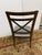 Grange Rustic European Cross-Back Dining Chairs, Set of Six For Sale - Image 4 of 12