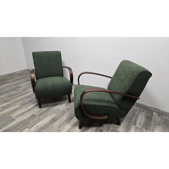 Armchair by Jindrich Halabala, 1940s For Sale - Image 4 of 15