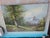 1970s Vintage Original Alpine Mountain Landscape Painting Signed Balla / Bella For Sale - Image 12 of 13