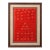 Framed Large Pre-Columbian Textile with Tie Dye Design Wari Culture For Sale