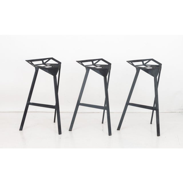 Contemporary Konstantin Grcic X Magis "Stool One" Bar Stools, 6 For Sale - Image 3 of 9