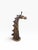 Contemporary Mid 20th Century Sculptural Wood Giraffe Head & Neck Statue For Sale - Image 3 of 12