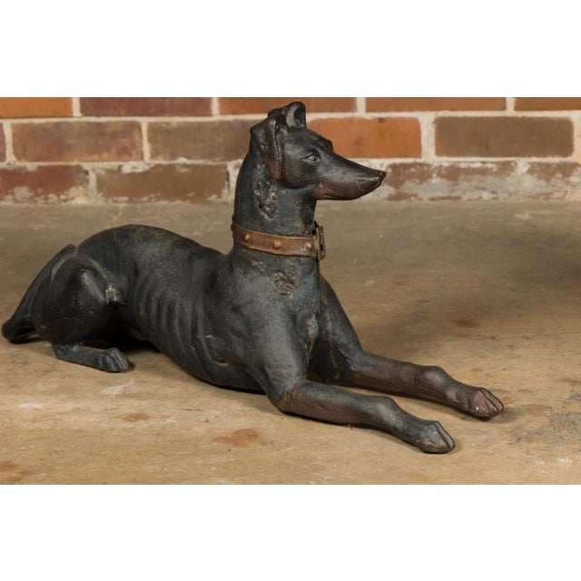 J.W Fiske Iron Greyhound Dog Sculptures, Late 19th Century New York, a Pair For Sale In Atlanta - Image 6 of 12