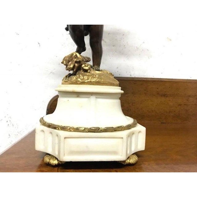19th Century French Cast Bronze Putti Candelabras, Set of 2 For Sale - Image 3 of 9