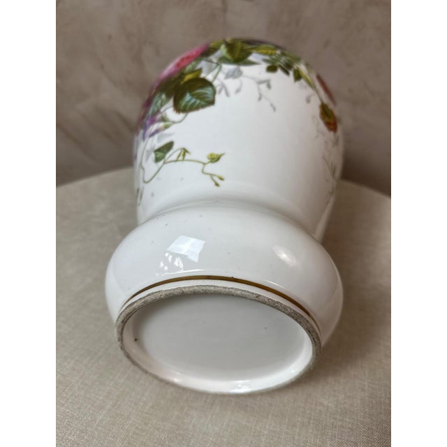 19th Century Antique Porcelain Vases, 1850, Set of 2 For Sale - Image 5 of 16