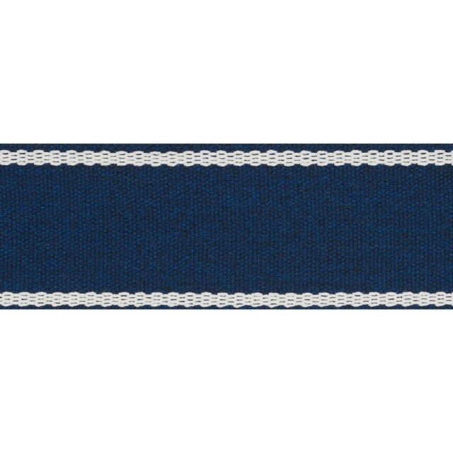 Contemporary Schumacher Sullivan Tape Trim in Navy For Sale - Image 3 of 3