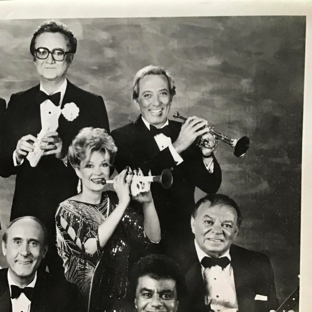 “Friends of Mancini” Signed Photograph by Dudley Moore Tribute to Henry Mancini 1987 For Sale In Sacramento - Image 6 of 11