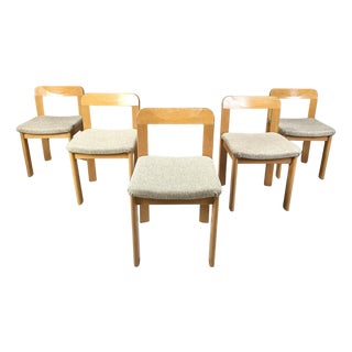 Brutalist Dining Chairs, 1970s, Set of 6 For Sale