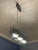 Stilnovo Steel and Crystal Hanging Light from Stilnovo, 1950 For Sale - Image 4 of 5