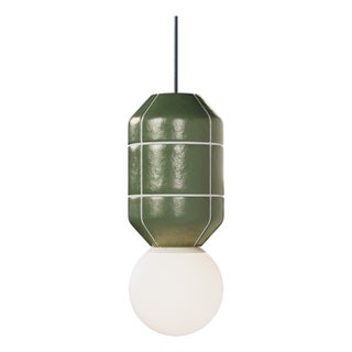 Ceramic Base Pendant Lamp by Svitanok For Sale