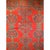 Vintage Turkish Oushak Hand-Knotted Rug, Red Geometric, Early 1900s, 9' x 11' For Sale - Image 17 of 18