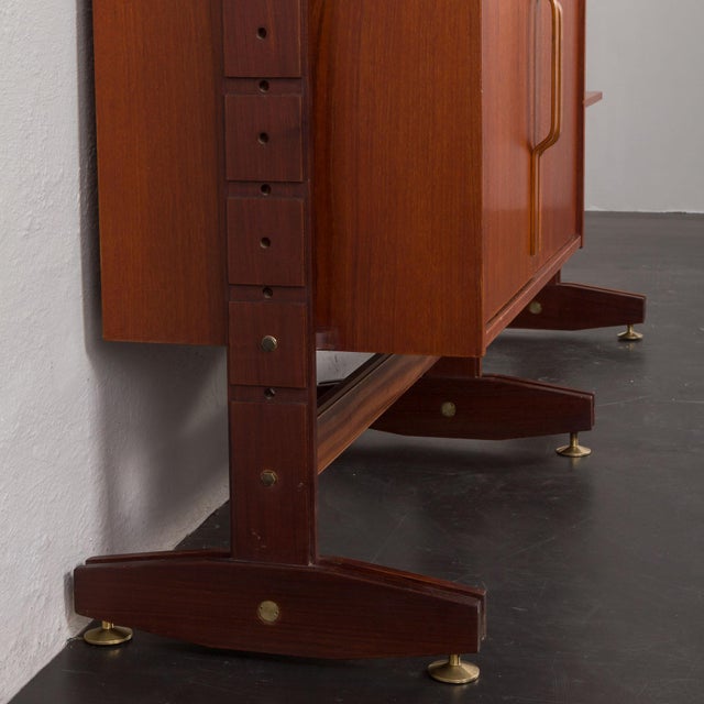 Free-Standing Wall Unit or Room Divider by Ico Parisi, Italy, 1960s For Sale - Image 12 of 18