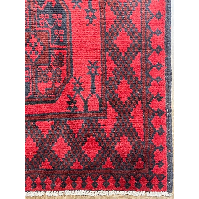 Tribal Vintage Afghan Khal Mohammadi Runner 2'7" X 12'5" For Sale - Image 3 of 5
